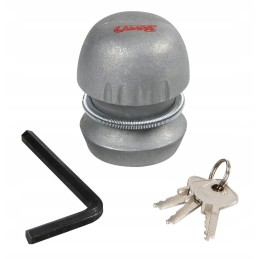 Trailer ball hitch lock protection