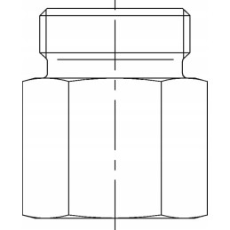 Connector 10l r3 8 gas10lr38 voss