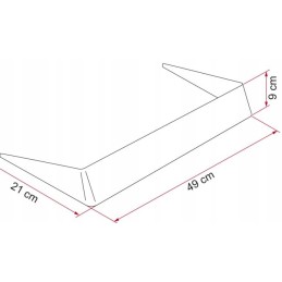 Roof window spoiler 40x40 spoiler 40 fiamma