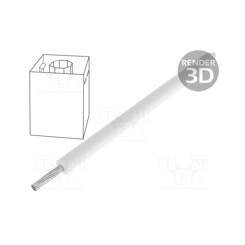 5 m x LAPP - 4180405 - Wire, H05V-K,Multi-Standard SC 1, stranded, Cu, 0.5mm2, 22AWG, PVC