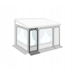 Front panel, wall for awning, roller blinds, 150 cm, f45, f80, fiamma