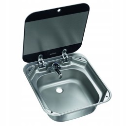 Rectangular sink with glass cover SNG 4244 Dometic