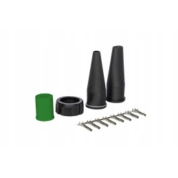 A set of aspock connectors for trailer rear lights, 8 pin bayonet 12v