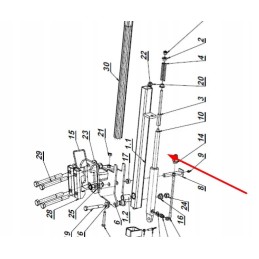 Cn1e 16 25 200z plunger hydraulic cylinder mark
