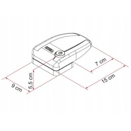 Safe camper door protection, 3 pcs. Fiamma