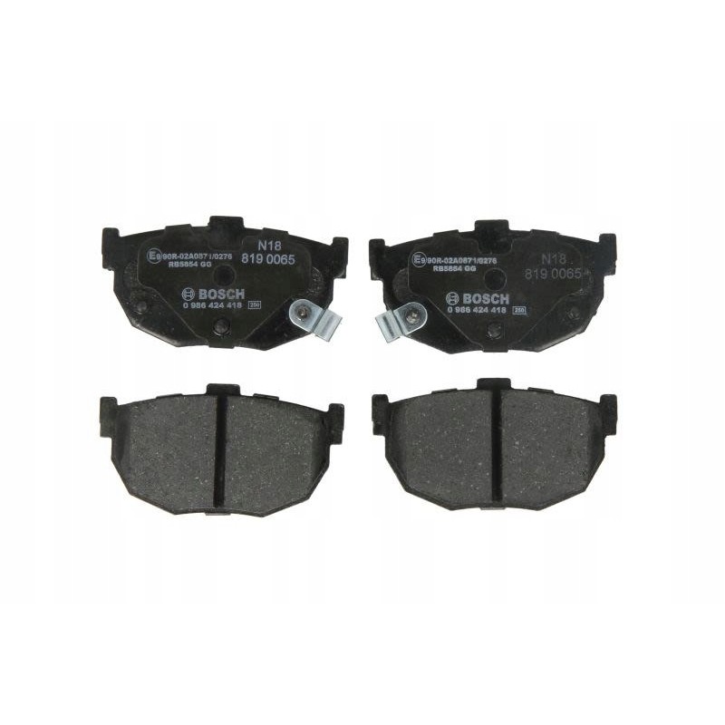Bosch rear brake pads 0 986 424 418
