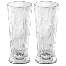 Koziol beer glasses 300ml club no 10 crystal