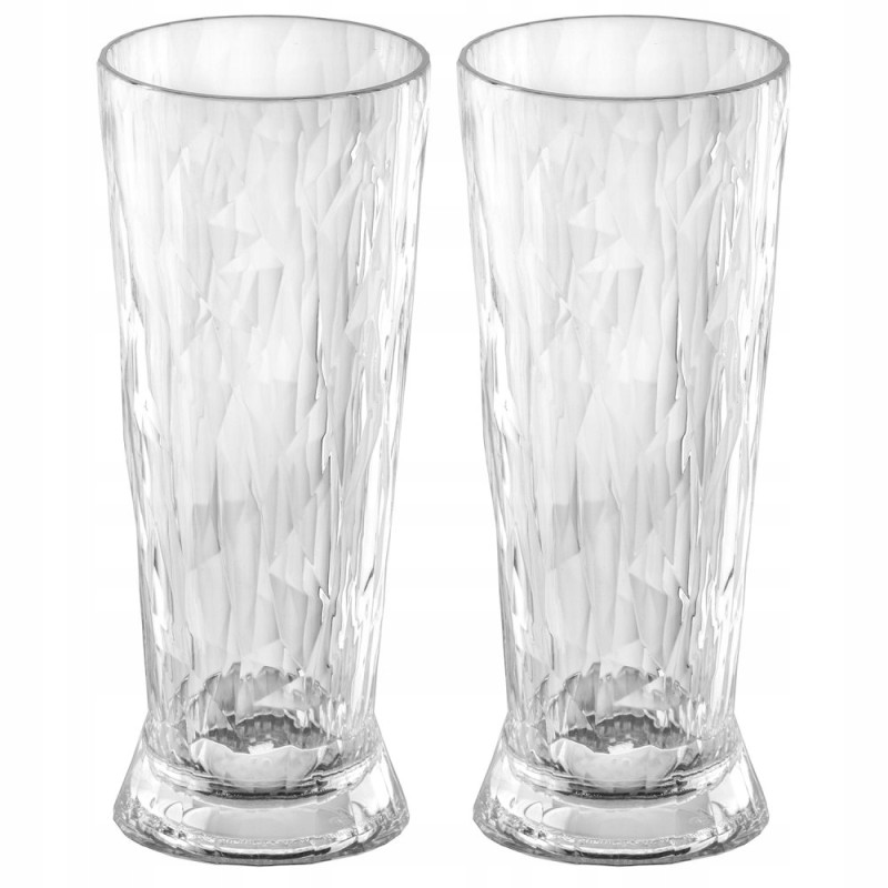 Koziol beer glasses 300ml club no 10 crystal