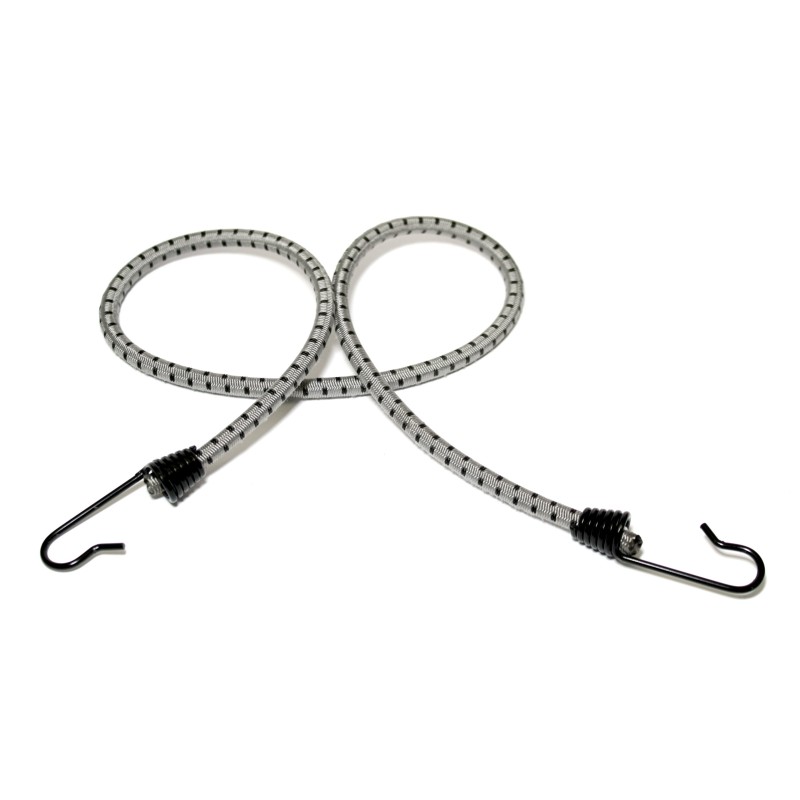 Banner holder, rubber cords, gray hook, 150 cm