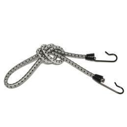 Banner holder, rubber cords, gray hook, 150 cm