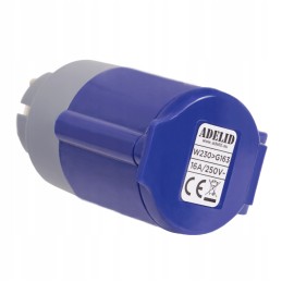 Adapter, CEE plug, 230v socket, IP44 adapter