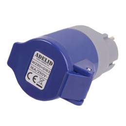Adapter, CEE plug, 230v socket, IP44 adapter