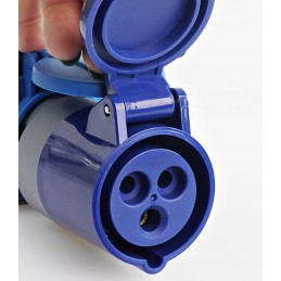 Adapter, CEE plug, 230v socket, IP44 adapter