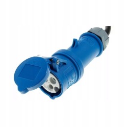 Straight female connection with flap cee 230v camper