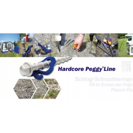Peggy peg hardcore screw impact peg 4 pcs
