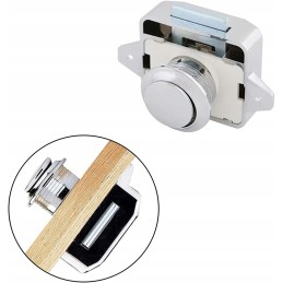 Cabinet lock, pushlock furniture lock for a camper