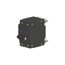 1 pcs : CA2-B0-24-680-321-C - Circuit Breakers 2-pole, Handle, 80 amp circuit breaker, Stud 1/4-20 terminals, UL 1077 Recognized