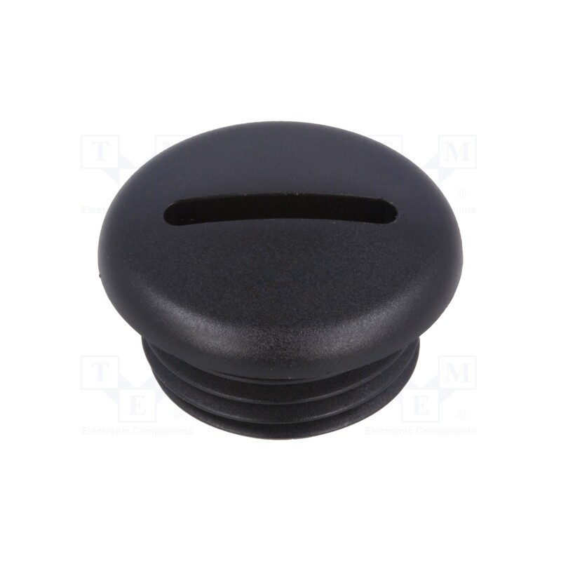 5 pcs x FIX&FASTEN - FIX-SPMA-16B - Stopper, M16, 1.5, polyamide, black, 8mm