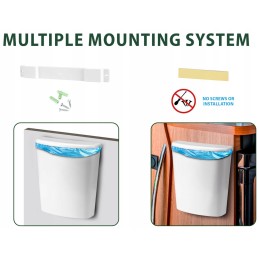 Garbage bin with lid Brunner Pillar 5 5 l