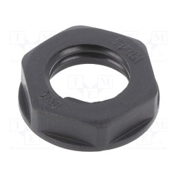 5 pcs x BM GROUP - BM4812N - Nut, M12, polyamide, black, -20÷90°C, Thread: metric, Pitch: 1.5