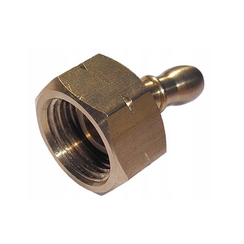 Reduction connector for 4kg cylinder, thread 3-8l, for 9mm hose