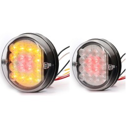 LED rear lamp, 3 functional, 12 24v