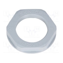 5 pcs x LAPP - 53119030 - Nut, M25, polyamide, UL94V-2, 34mm, grey, -20÷100°C, Thread: metric