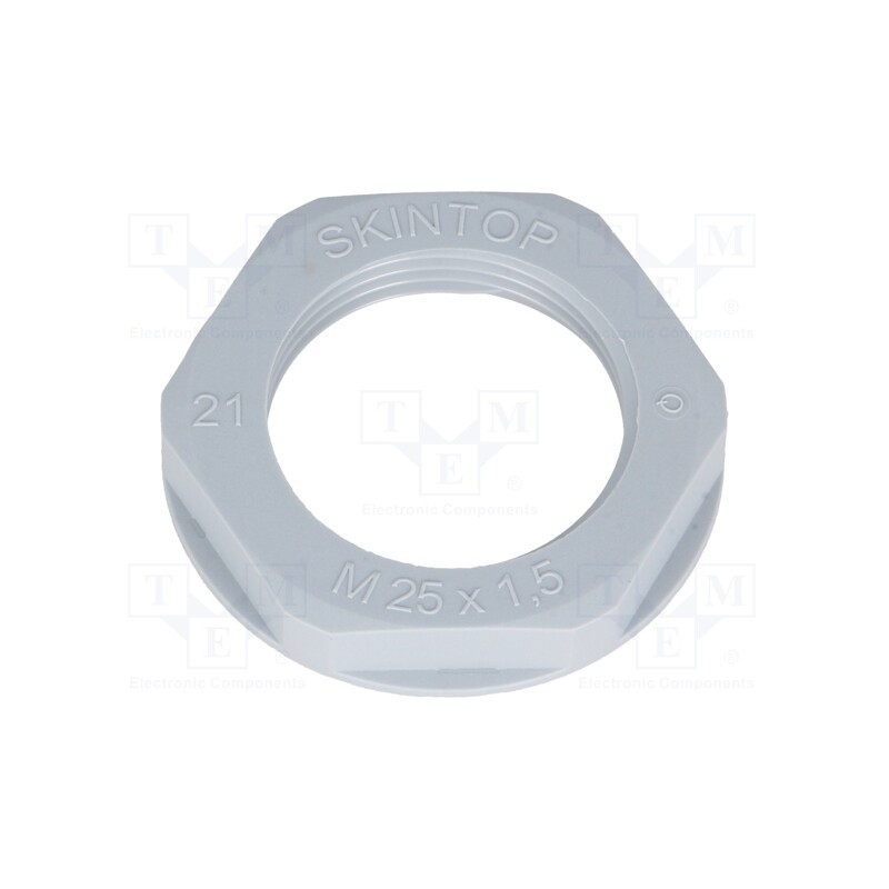 5 pcs x LAPP - 53119030 - Nut, M25, polyamide, UL94V-2, 34mm, grey, -20÷100°C, Thread: metric