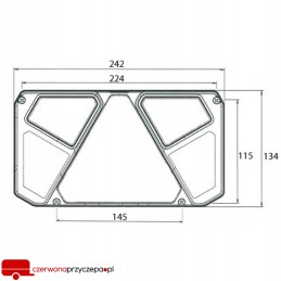 Right rear lamp cover w125 lamp 908 was 910