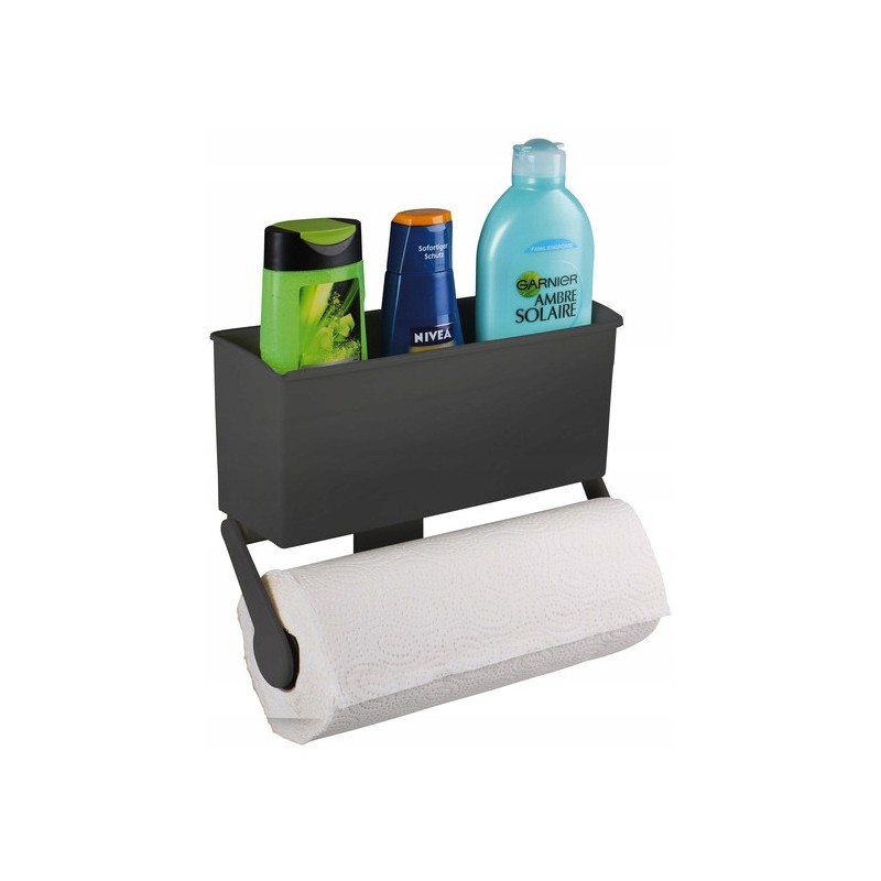 Wall shelf with camp4 towel holder