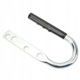 Rubber handle for lifting the trailer connector