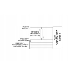 Canbus LED lamp turn signal resistor