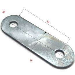 Metal tarpaulin guide washer 34mm 100 pcs