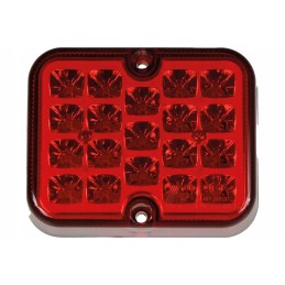 LED rear fog lamp for agricultural machinery