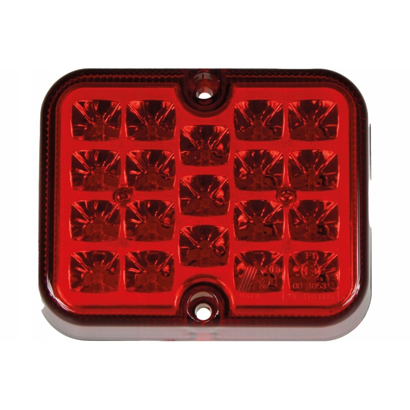 LED rear fog lamp for agricultural machinery