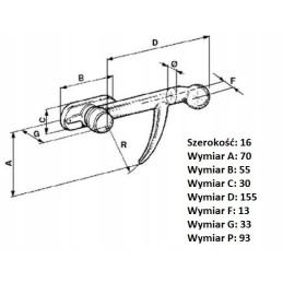 Paper clip lock for the side of the trailer body and supplies