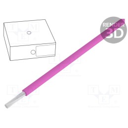 5 m x LAPP - 4160308 - Wire, Multi-Standard SC 2.1,X07V-K, stranded, Cu, 1mm2, PVC, pink