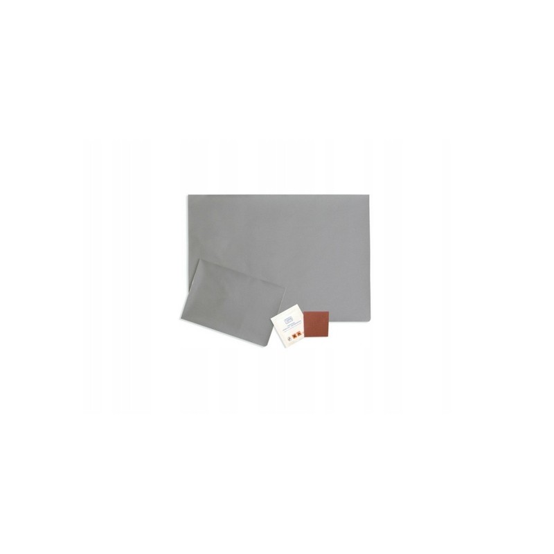 Tarpaulin summer repair kit 45x32cm gray