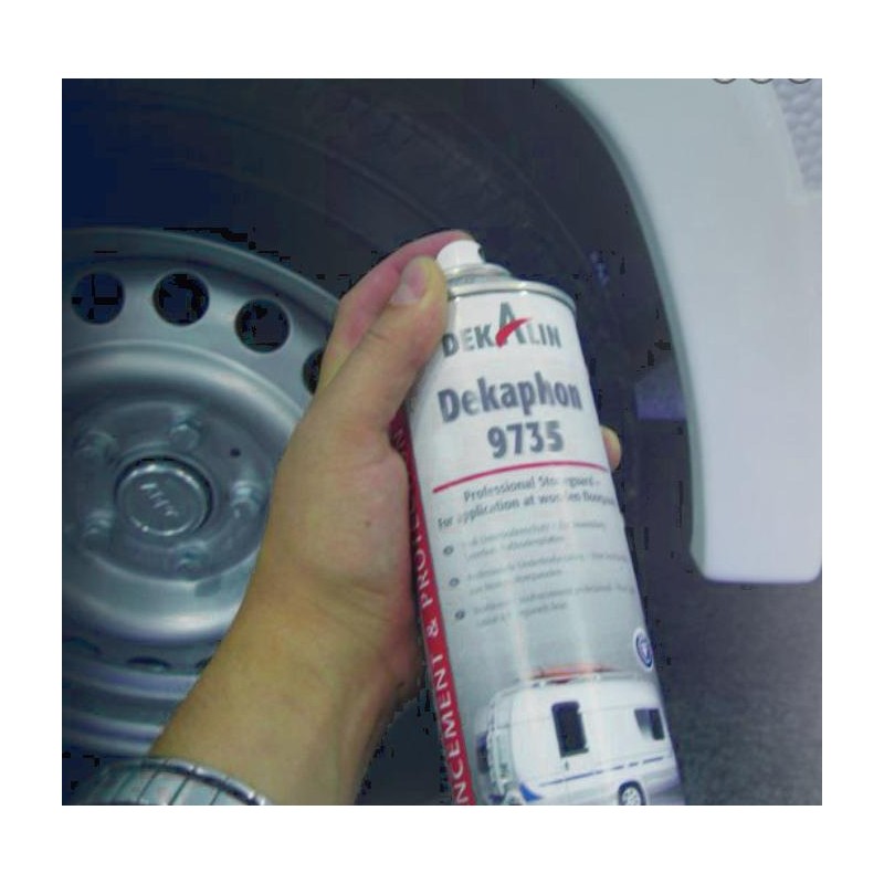 Dekaphon spray for wooden trailer chassis