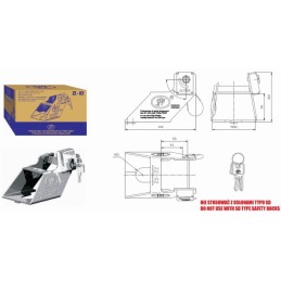 Securing the hook ball coupling