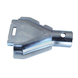 Brake cable hitch cover, aluminum plate and hook