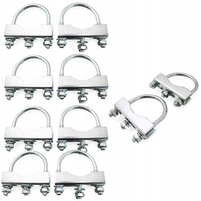 Round clamp set of 10 pcs 60mm support wheel clamp bituxx jaws