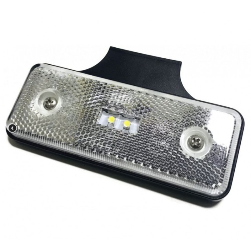 White marker lamp with marker hanger