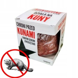 Marten and rodent repellent to protect the engine