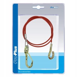 Trailer hitch brake securing cable