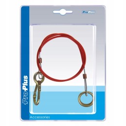 Trailer hitch brake securing cable