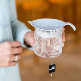 Leaf on snack saucers, 4 pcs