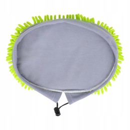 Microfiber insert for the telescopic brush washer