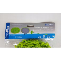 Microfiber insert for the telescopic brush washer