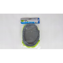 Microfiber insert for the telescopic brush washer